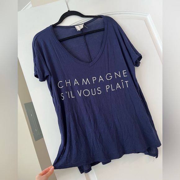 Tops - 🍾Champagne S’il Vous Plait - Navy - Small 🍾